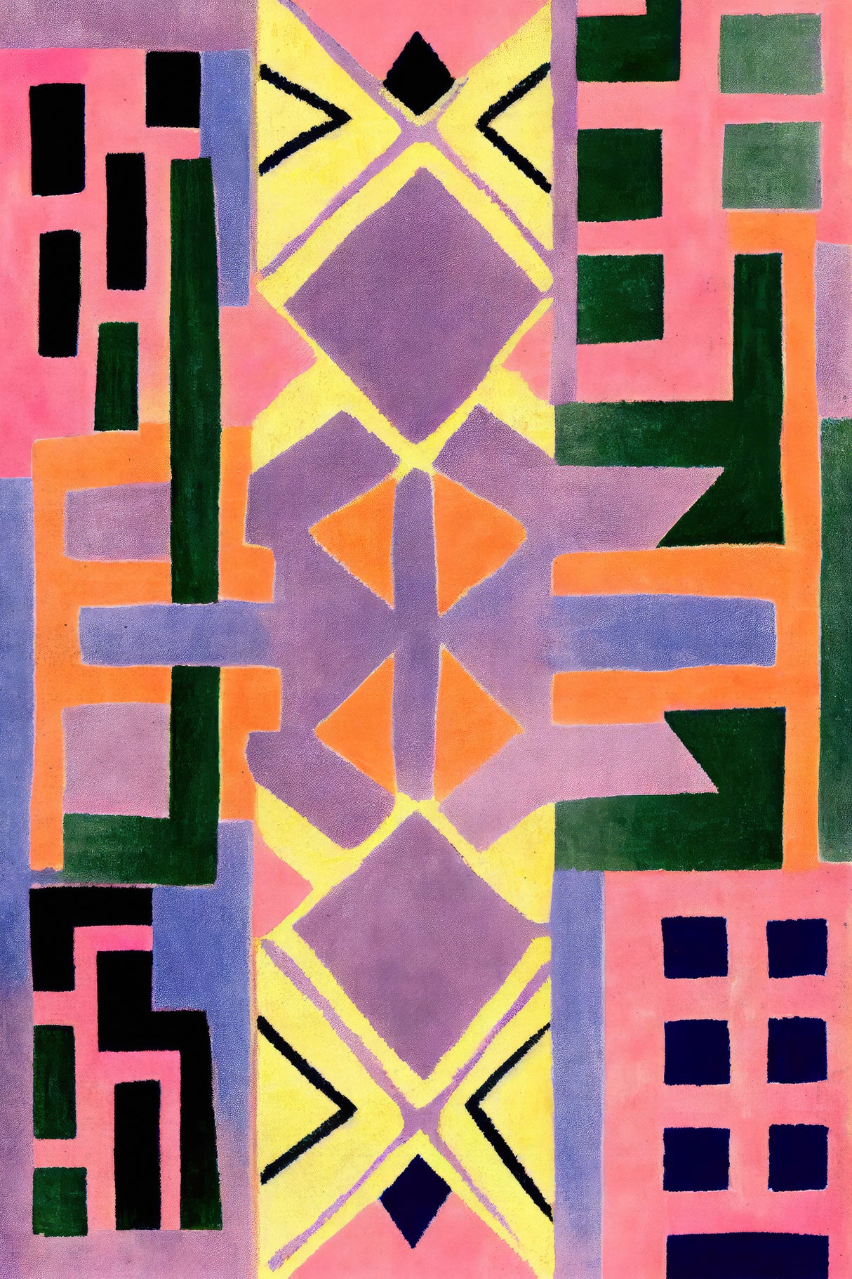 Peru Rug Pattern Poster och Canvastavla