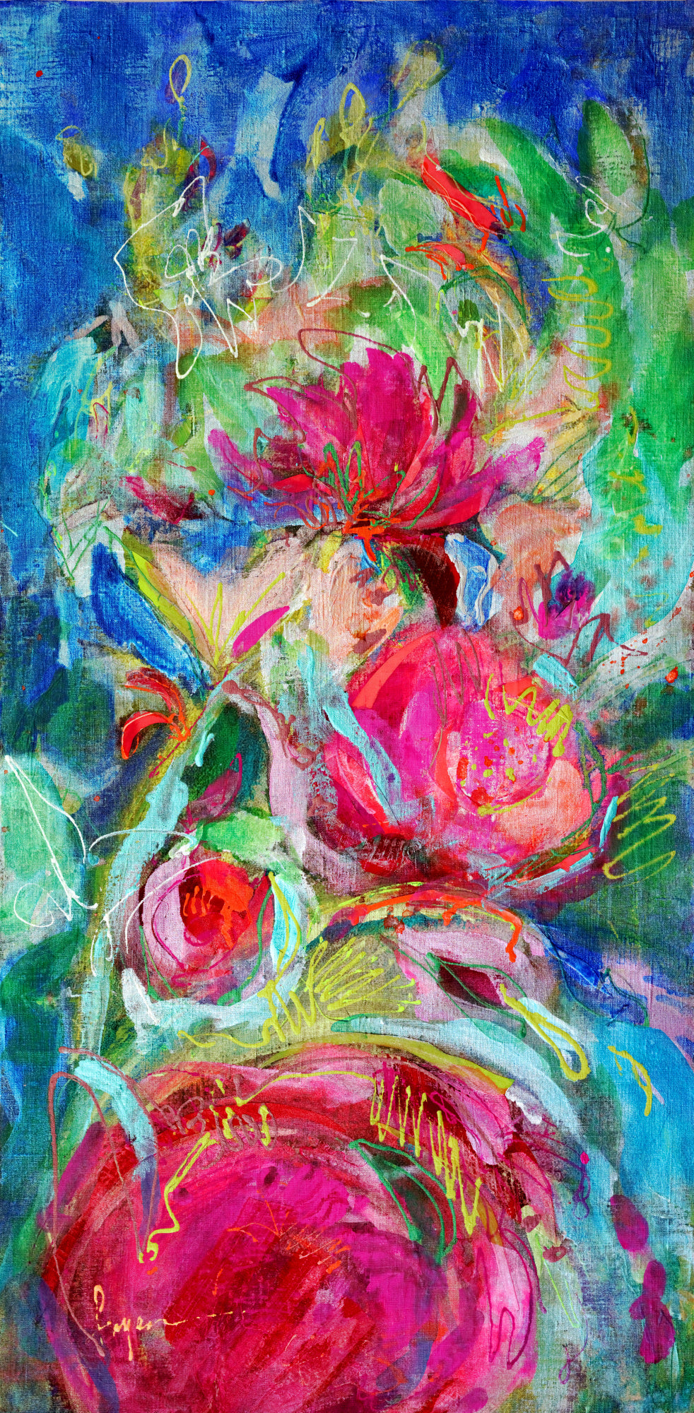 Df955 Myheartbloomsforyouii Poster och Canvastavla