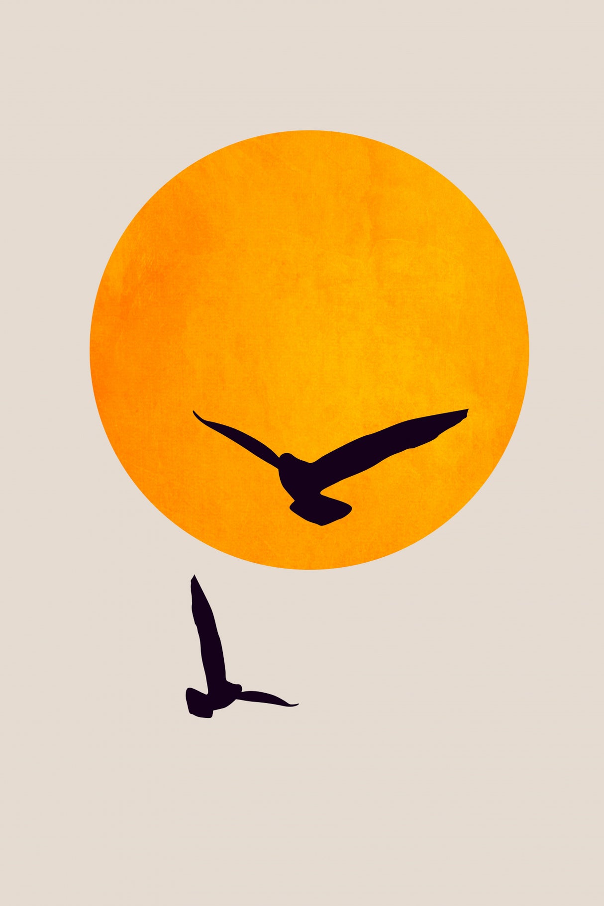 Birds In the Sky Poster och Canvastavla
