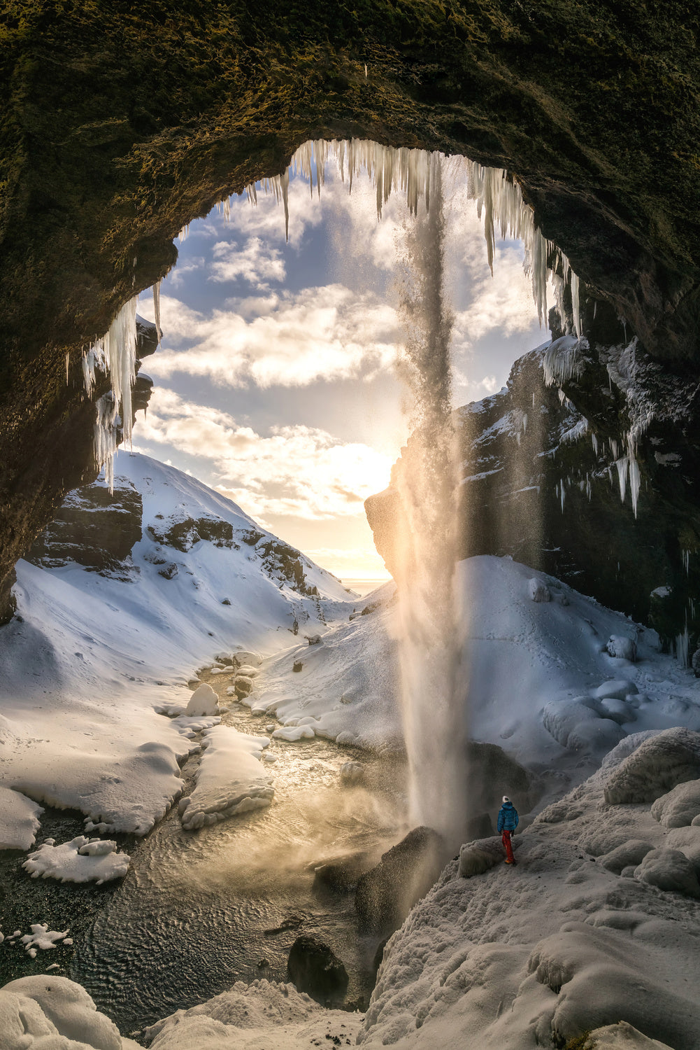 Snow-covered World Poster och Canvastavla