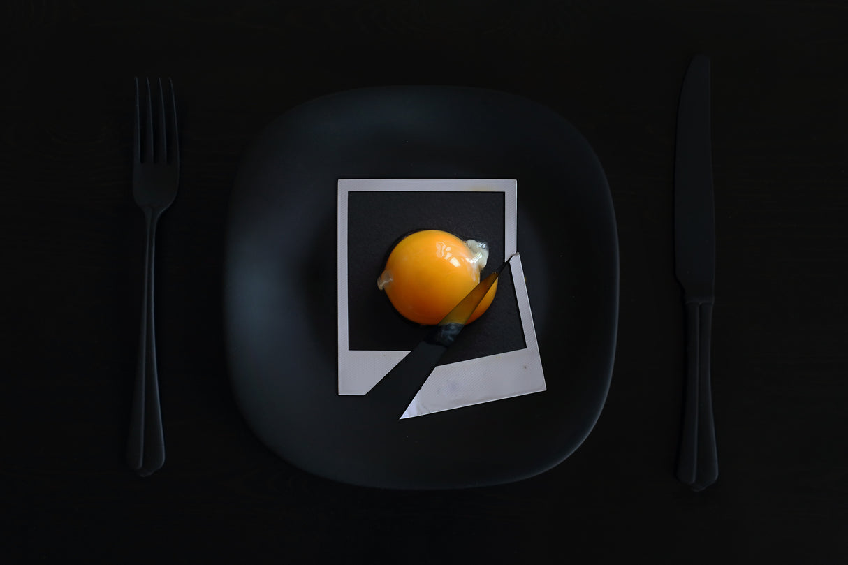 Photographer's breakfast. Version 2 Poster och Canvastavla