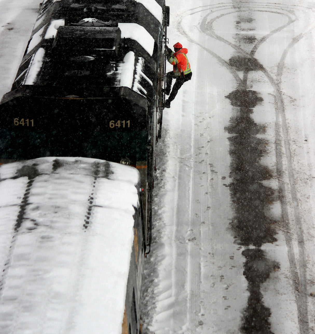 Railway workers Poster och Canvastavla