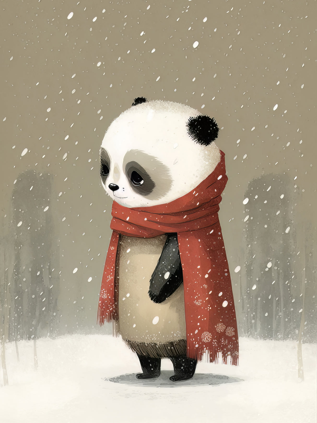 Panda 3 Poster och Canvastavla