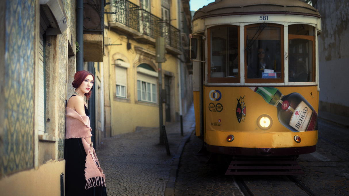 Street of Lisbon Poster och Canvastavla