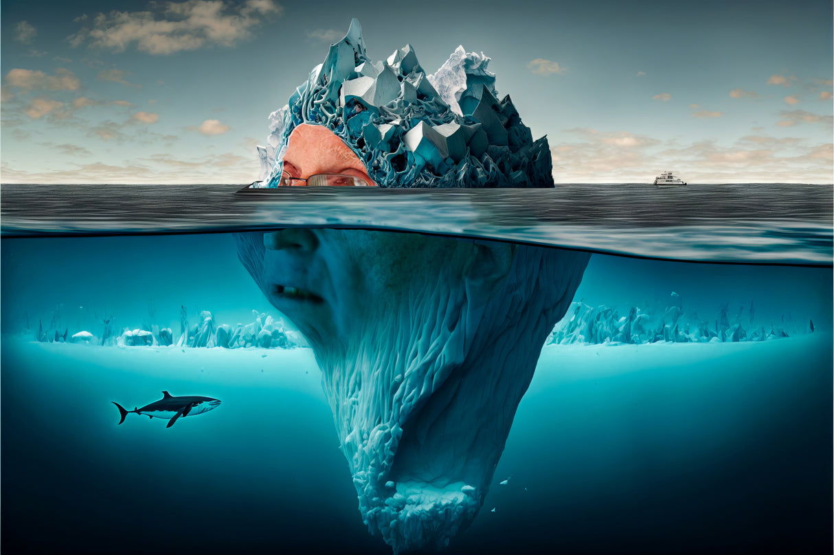 Tip of the Iceberg Poster och Canvastavla