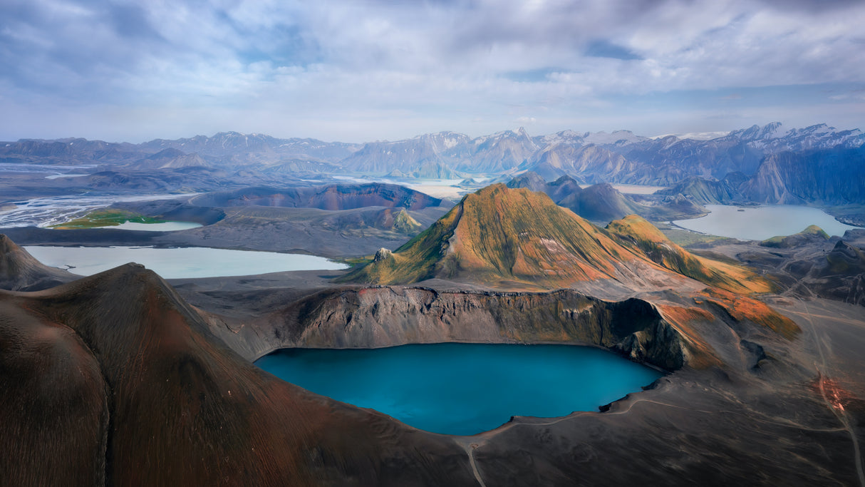 Landmannalaugar Caldera Poster och Canvastavla