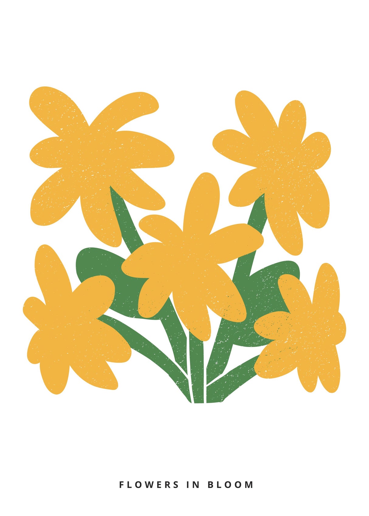 Flowers in Bloom f poster