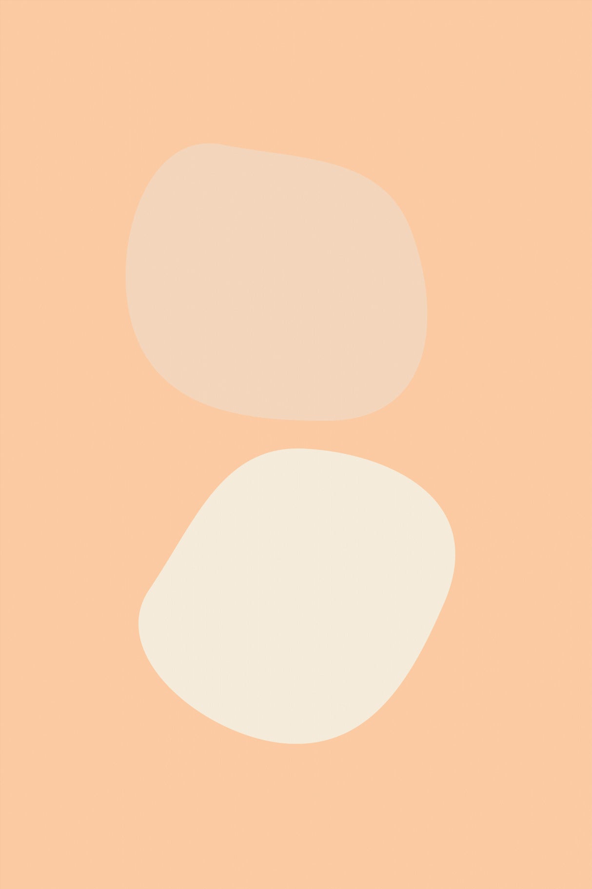 Peach 45 Poster och Canvastavla