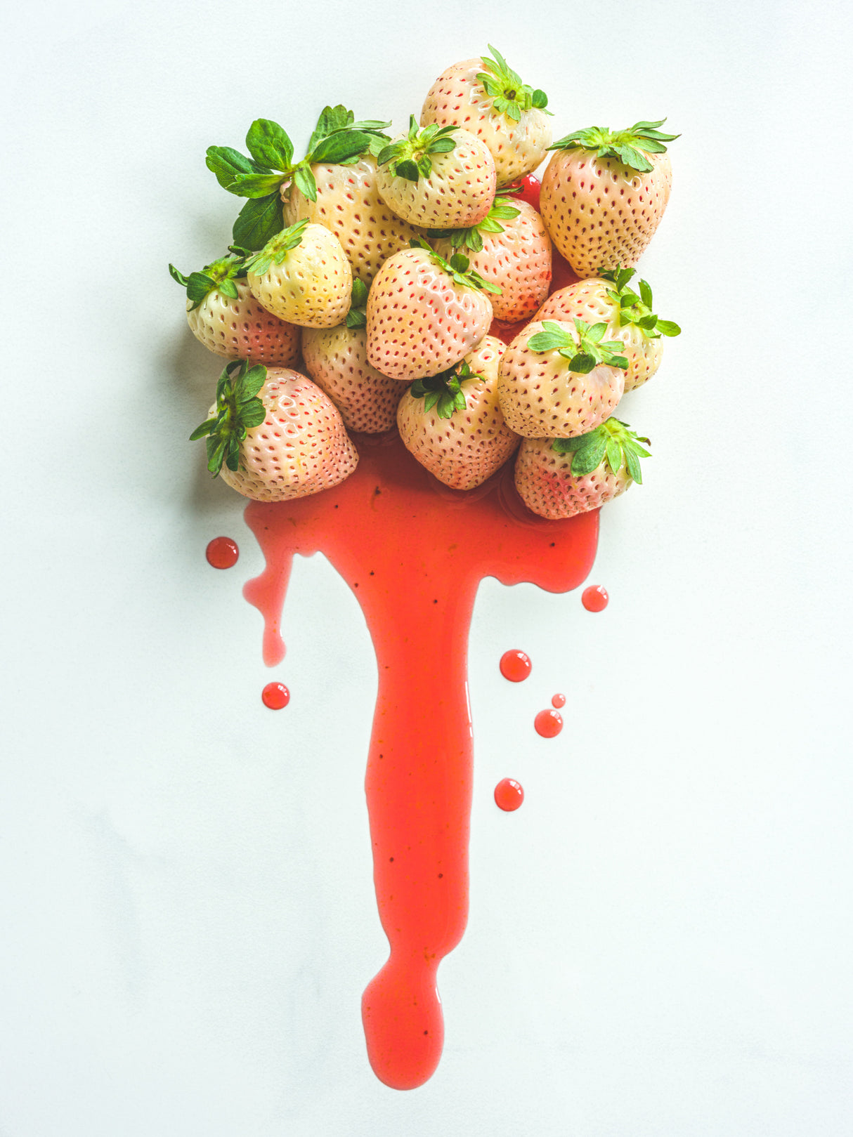 Pineberries Poster och Canvastavla