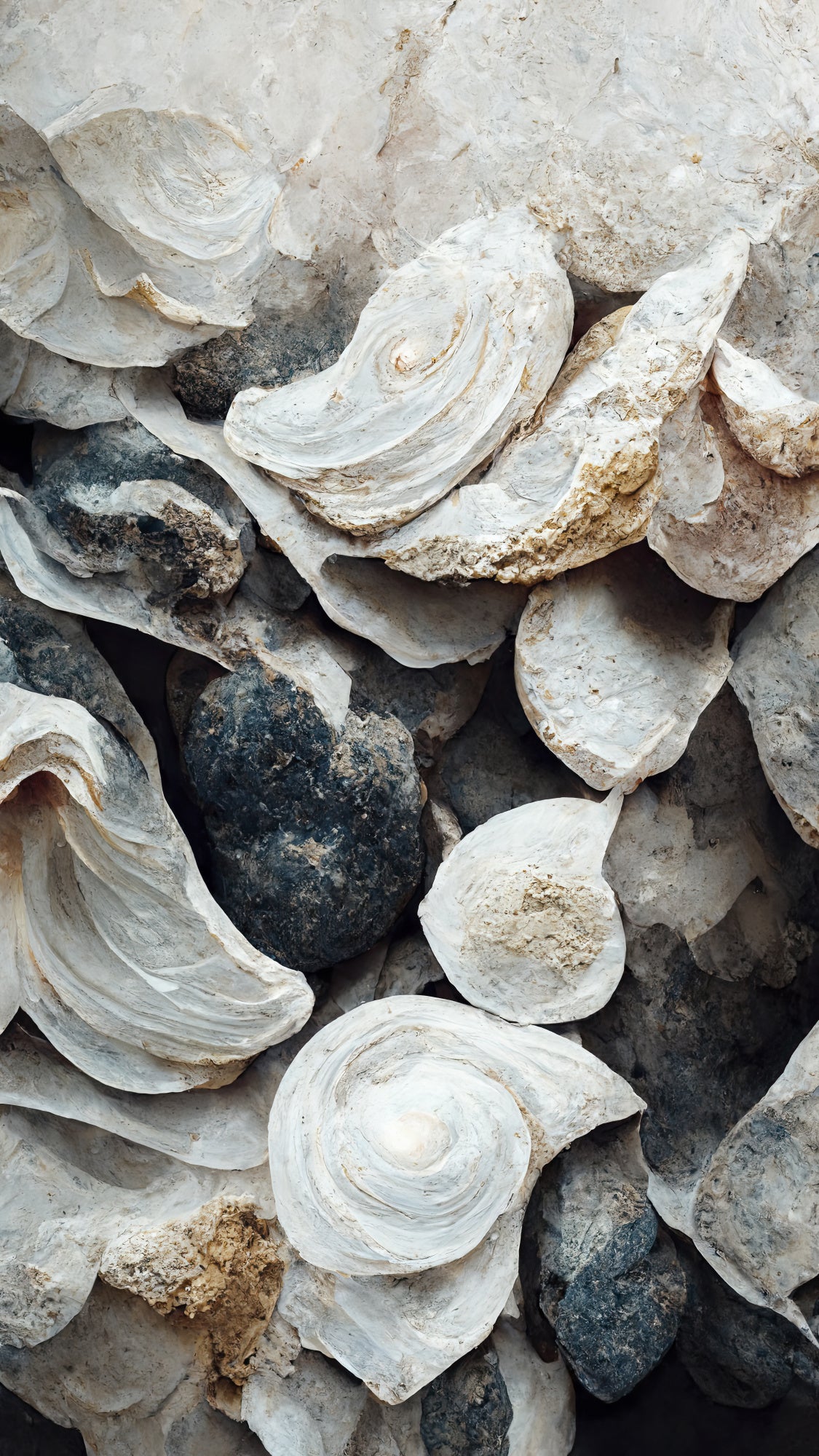 Sea Shells Detail No 4 Poster och Canvastavla