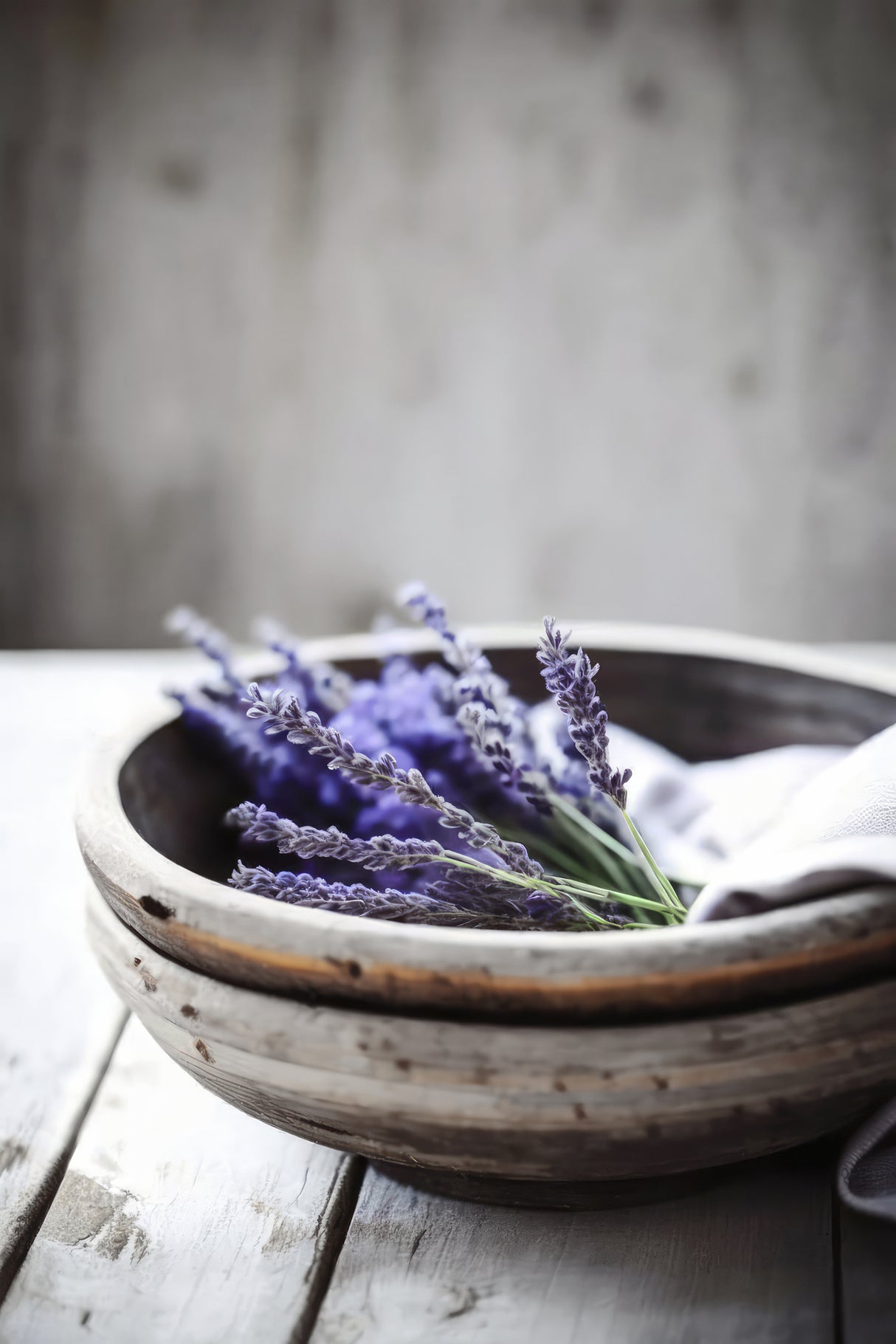 Lavender In Bowl Poster och Canvastavla