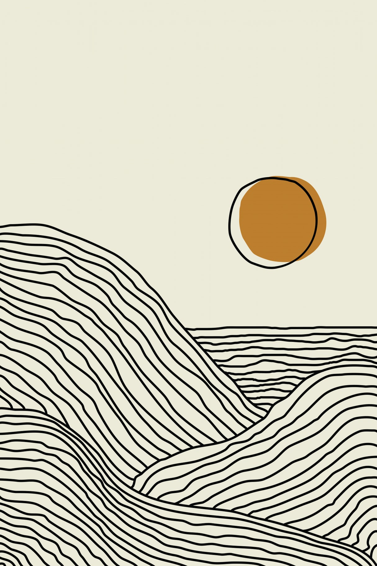 Boho Sunset Collection #2 Poster och Canvastavla