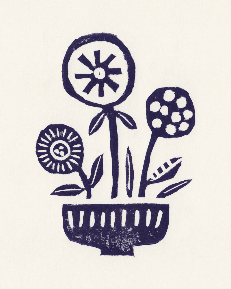 Native Flowers Kitchen poster eller kökstavla
