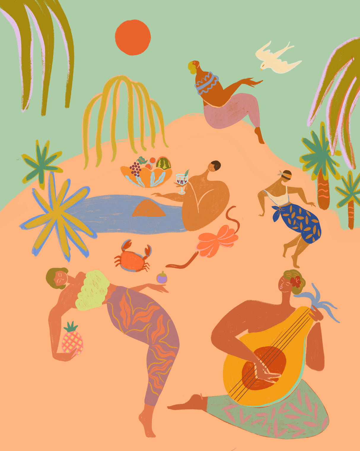 Vacation Poster och Canvastavla