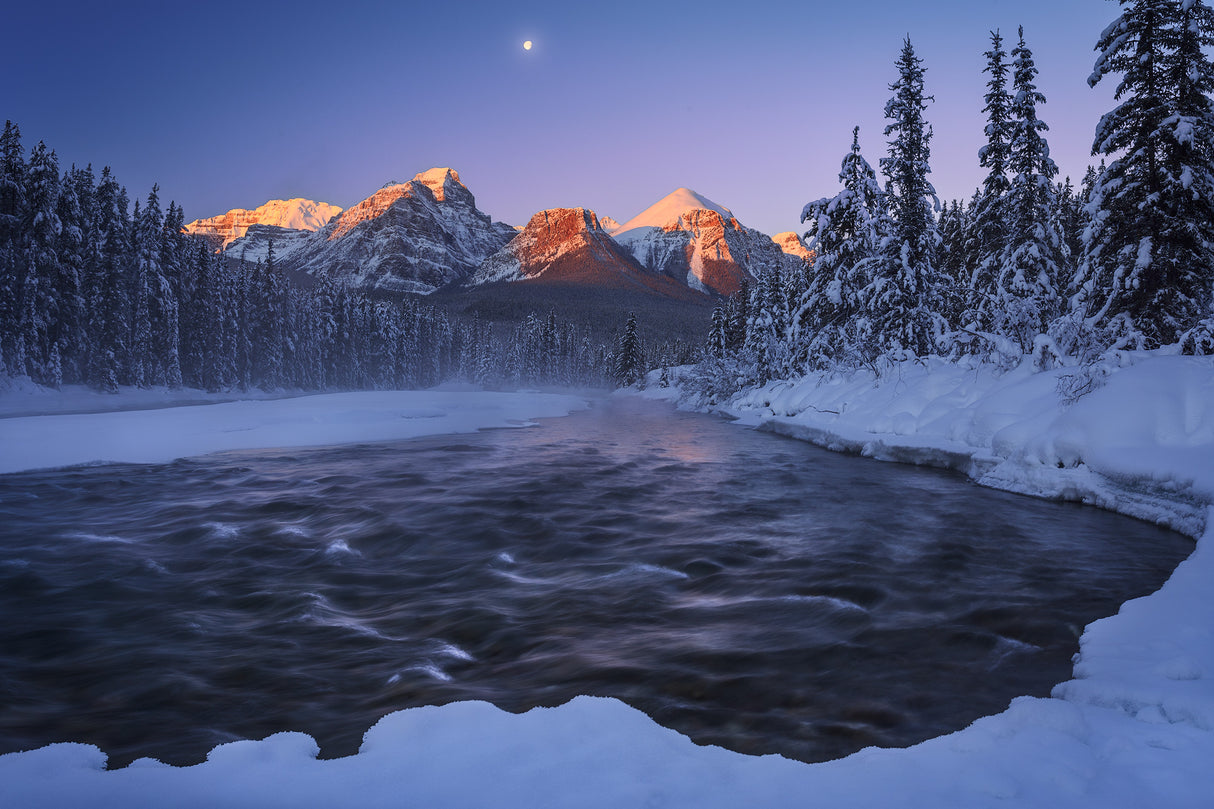 Winter Canadian Rockies Poster och Canvastavla
