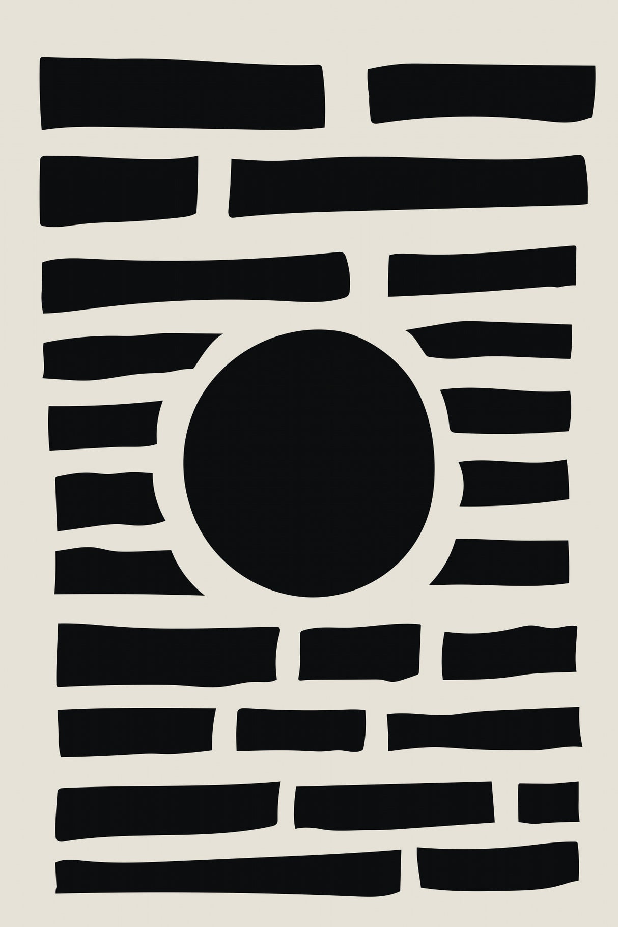 Minimal Black Expression #3 Poster och Canvastavla