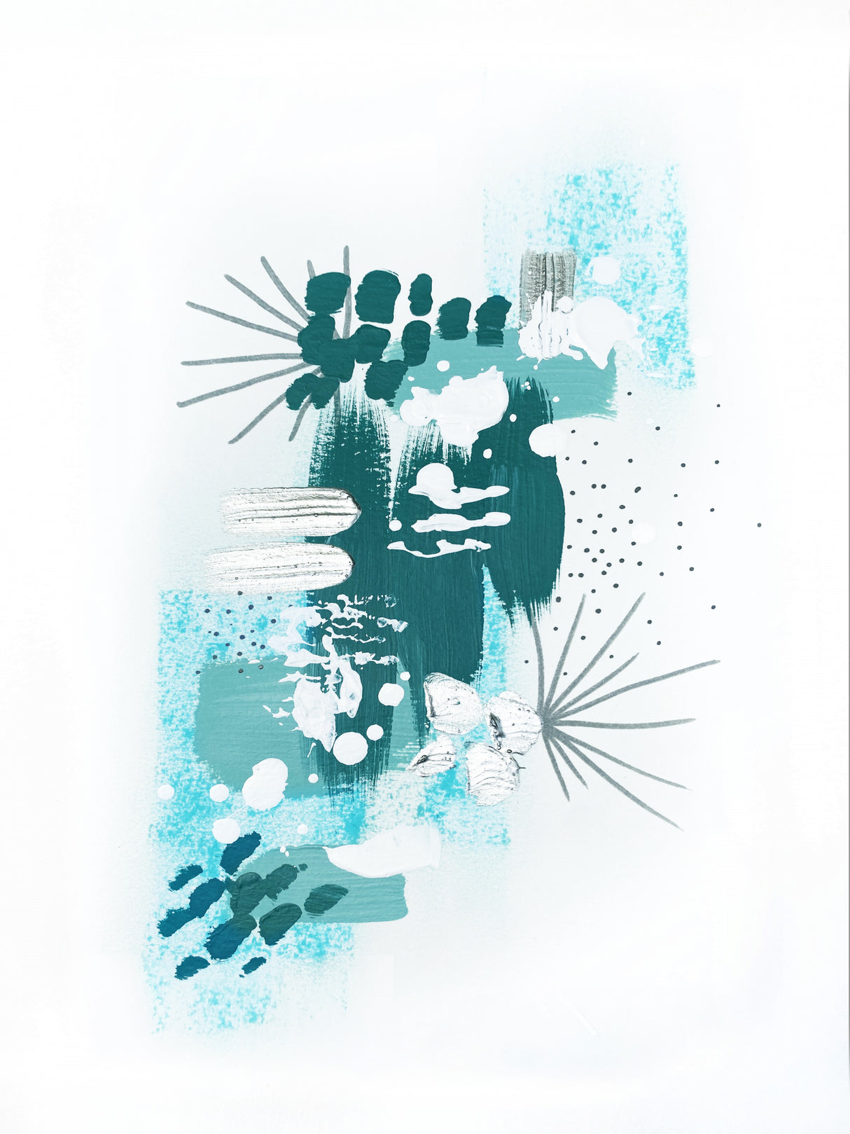 Abstract Mint 3 Poster och Canvastavla