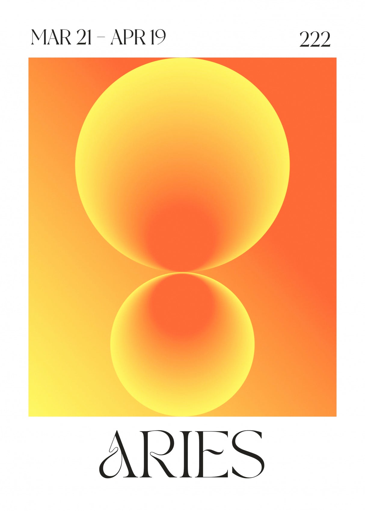 Aries Poster och Canvastavla