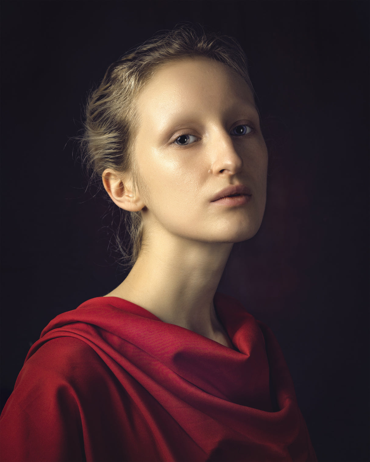 Lady in red Poster och Canvastavla