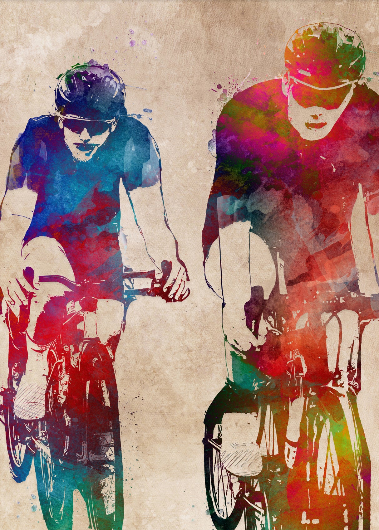 Bikers sport art 52 Poster och Canvastavla