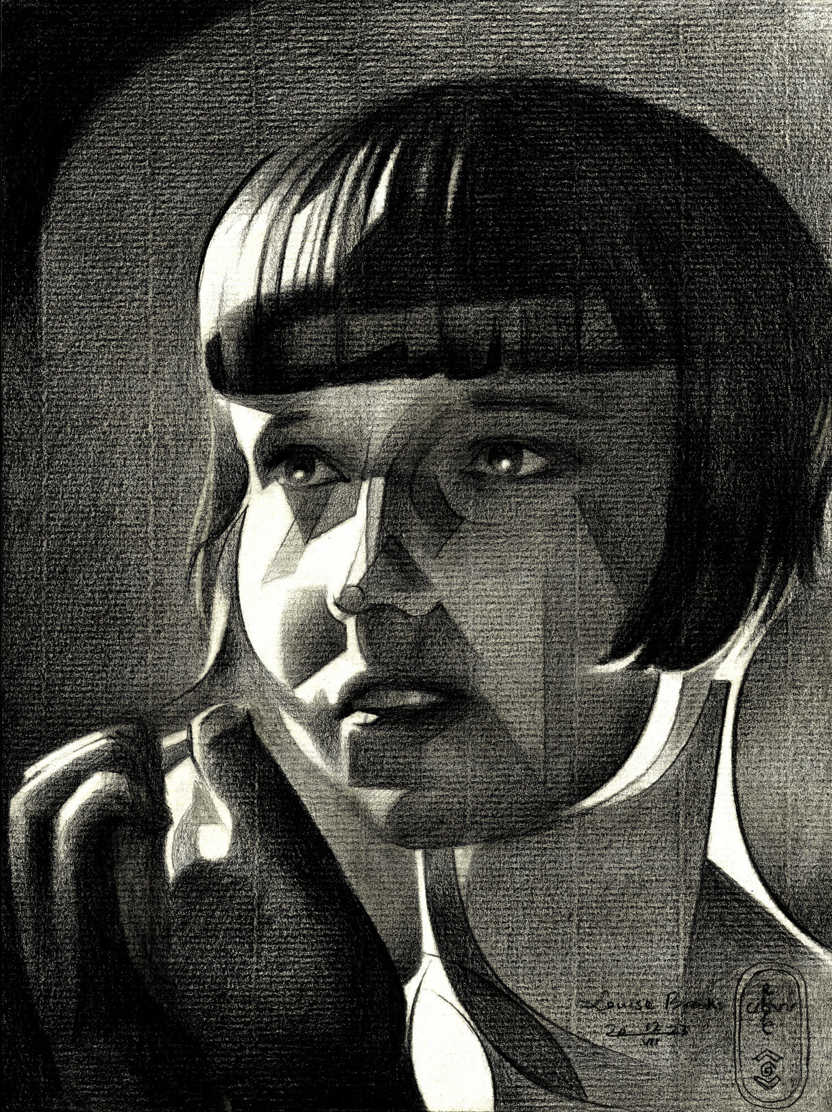 Louise Brooks 12 07 23 Poster och Canvastavla