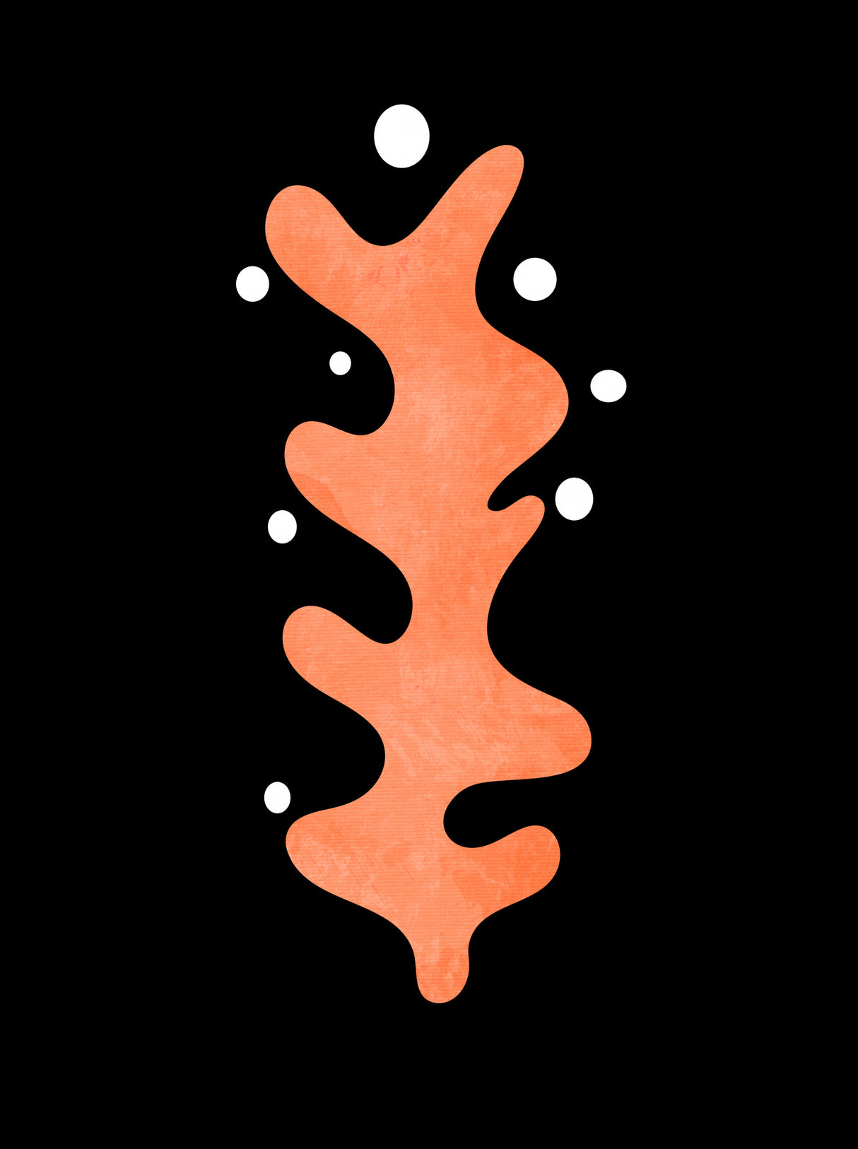 Aquarell Miro Shapes4 Kopie Poster och Canvastavla