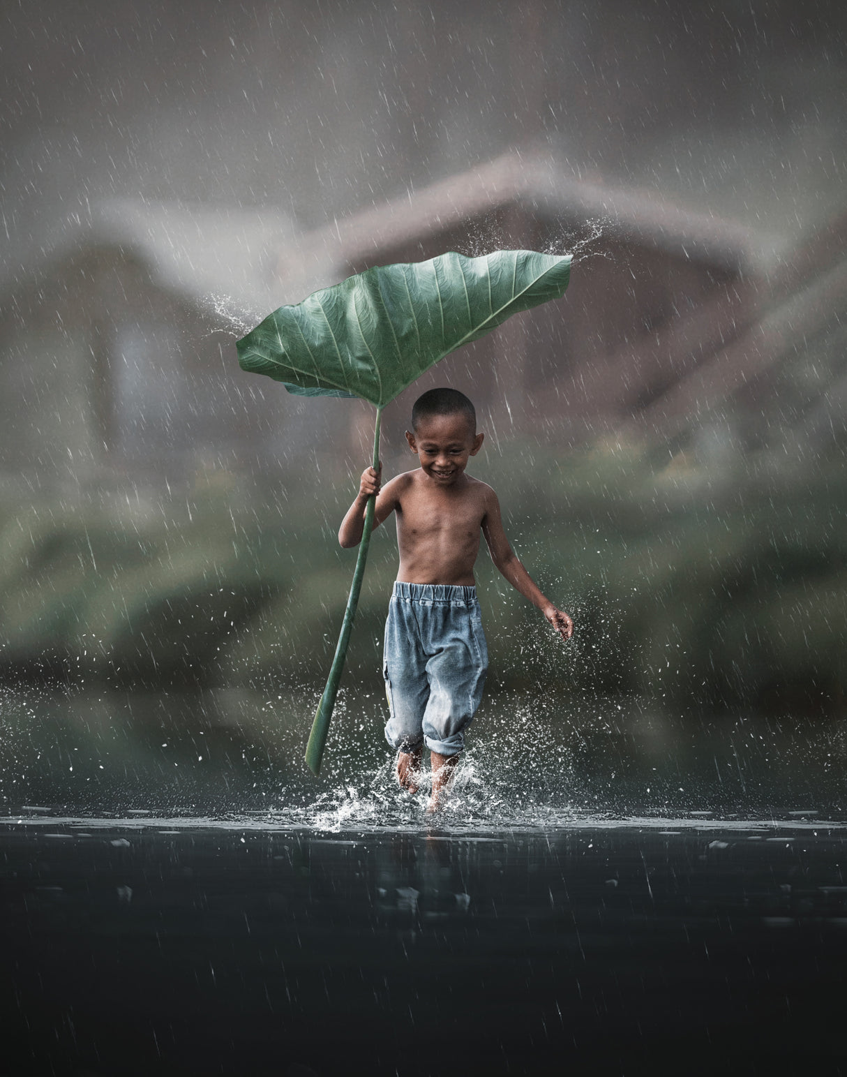 Rain and happiness Poster och Canvastavla