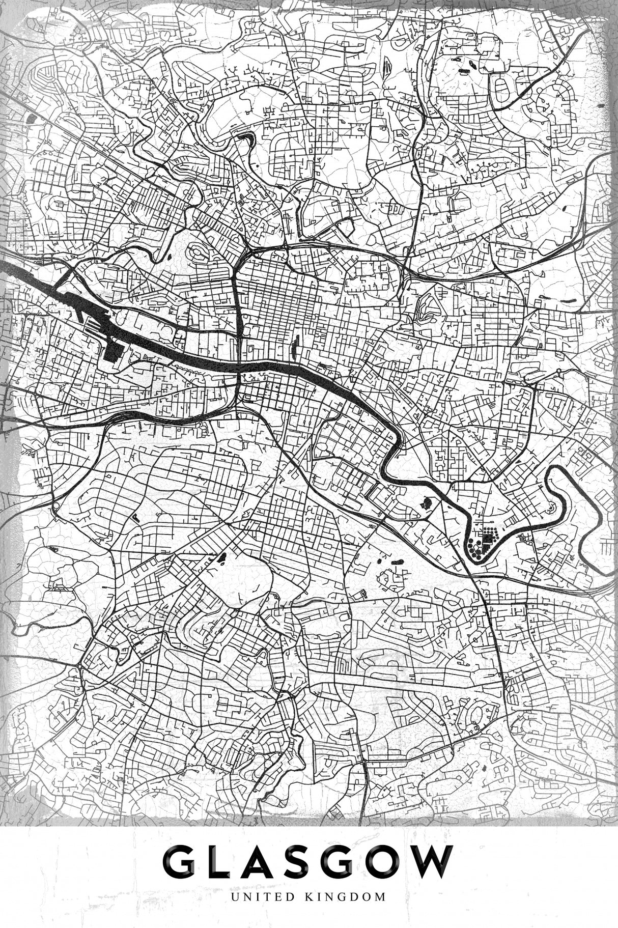 Glasgow Poster och Canvastavla