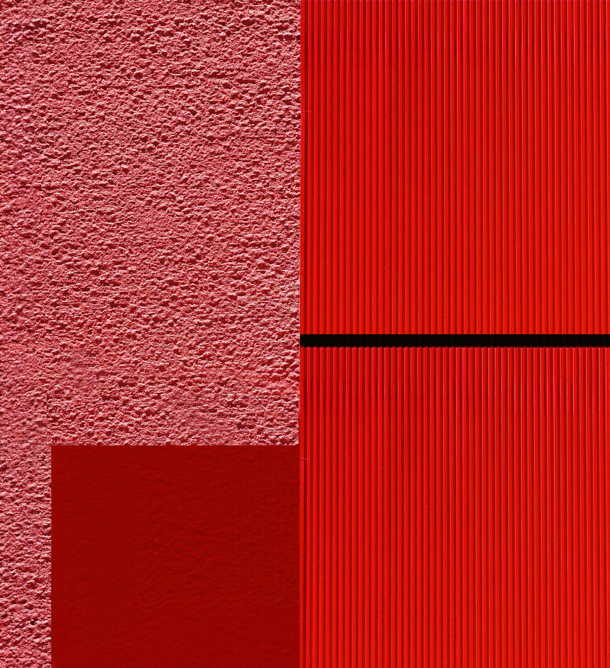 Red on red - Los Angeles California Poster och Canvastavla