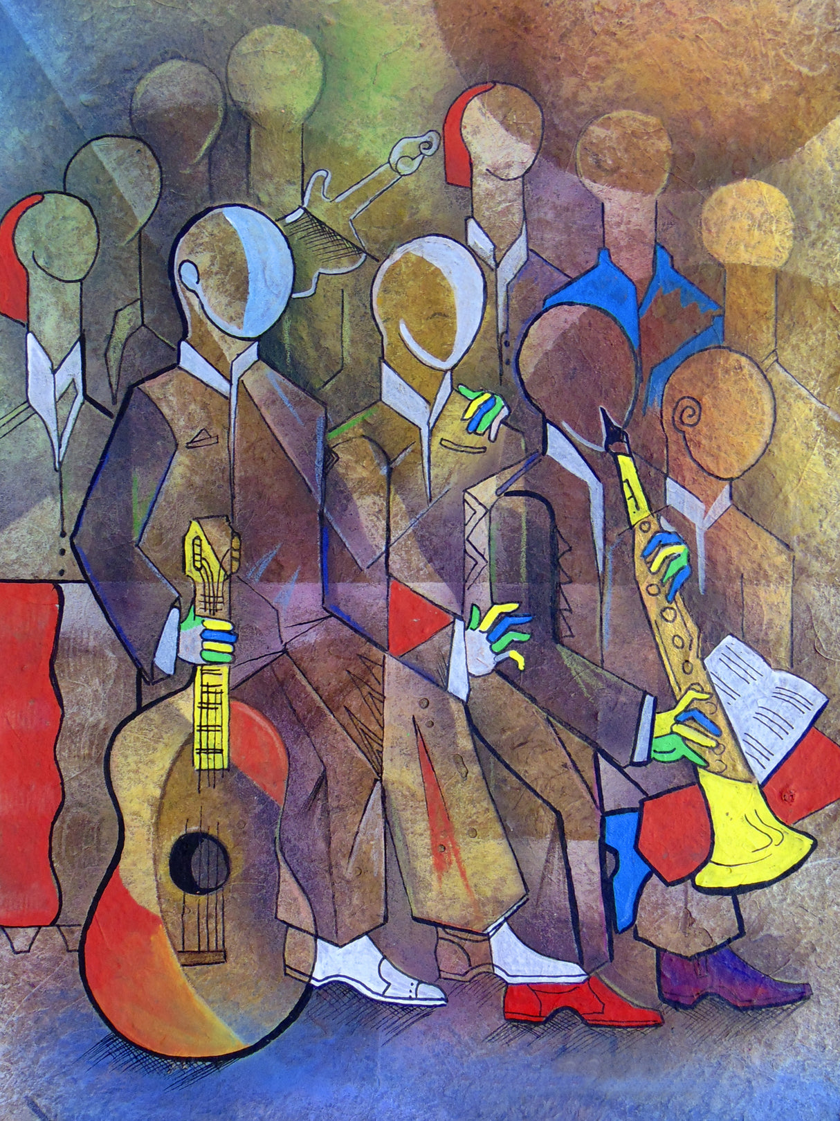 JazzBand Poster och Canvastavla
