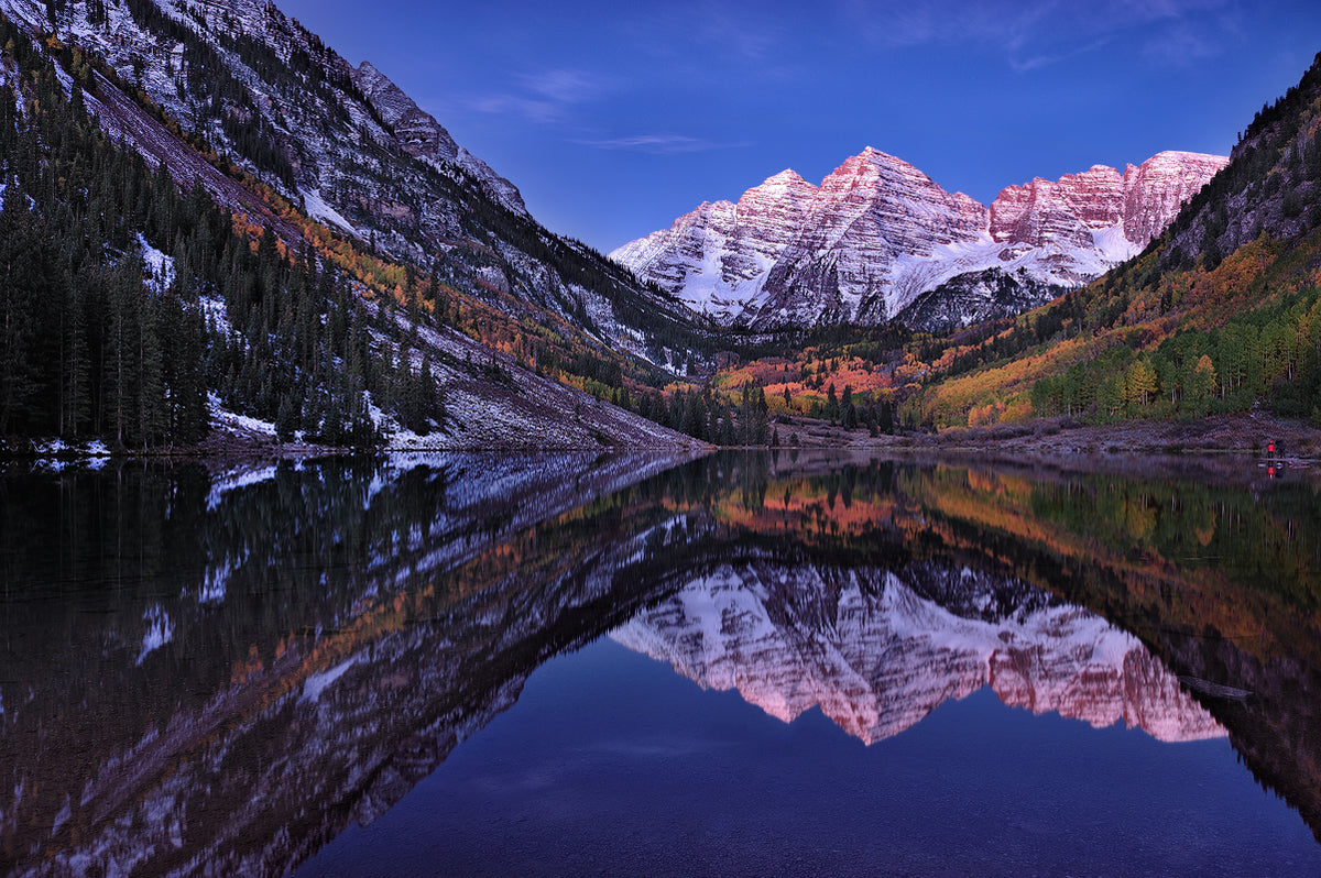Maroon Bells Twilight Poster och Canvastavla