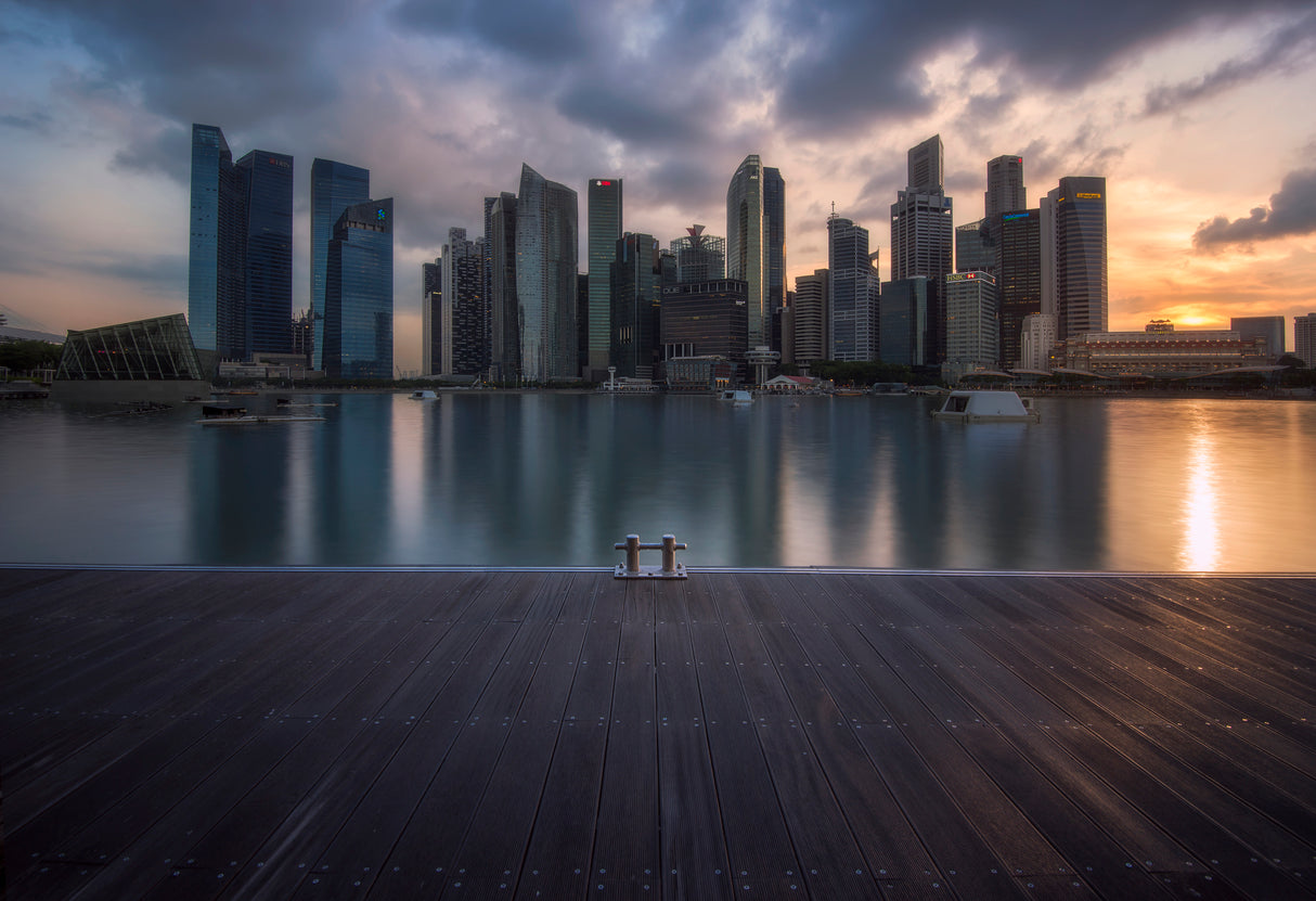 City Dock Poster och Canvastavla