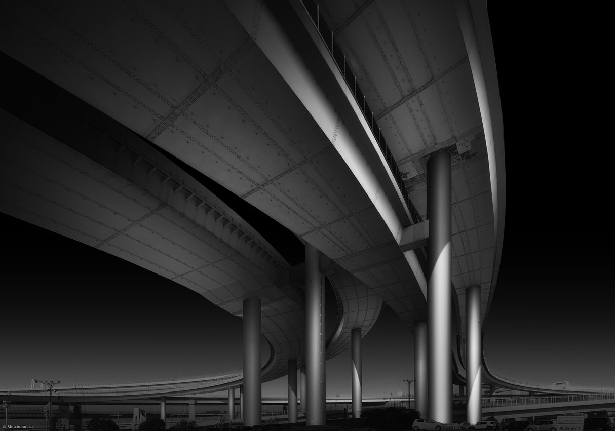 Yokohama Bridges Poster och Canvastavla