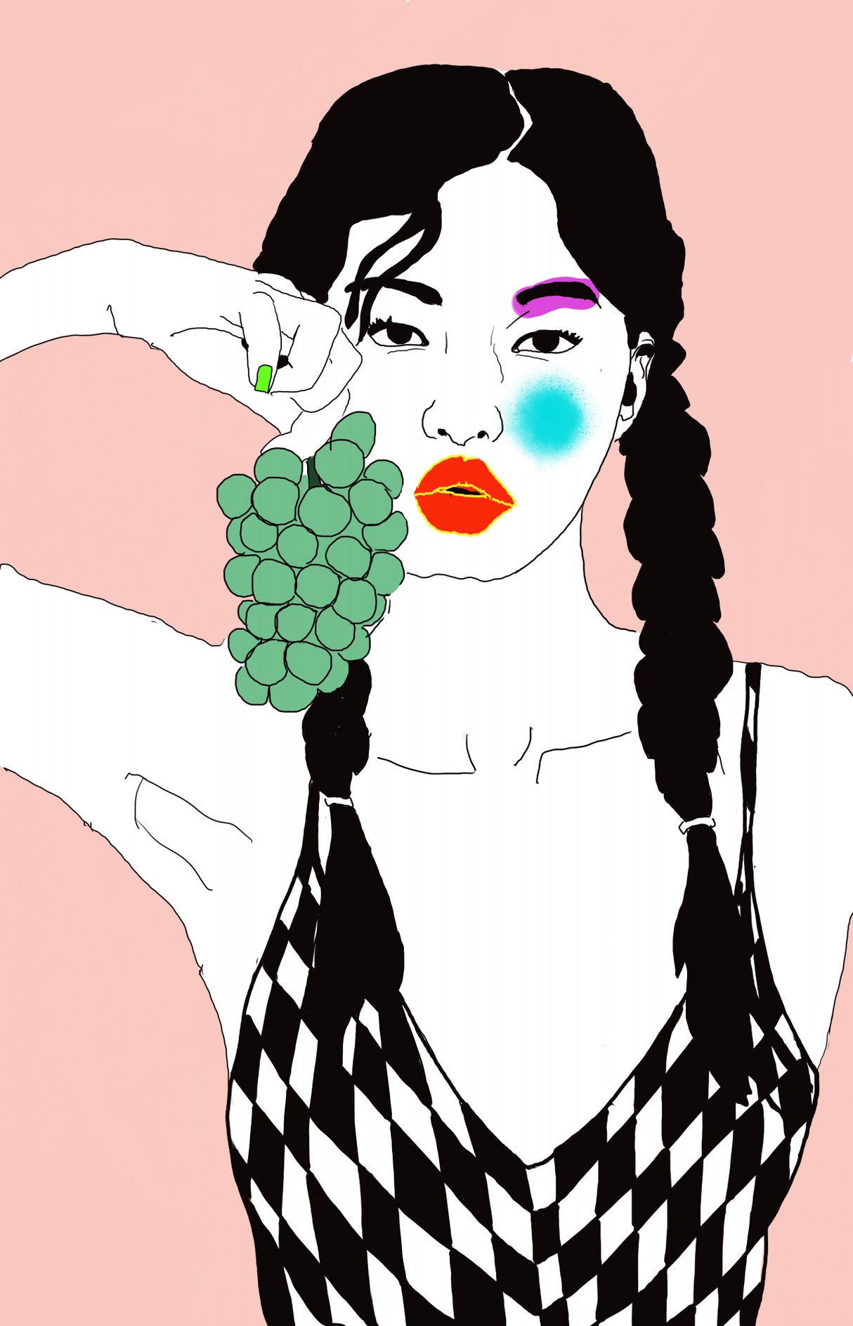 Grapes Poster och Canvastavla