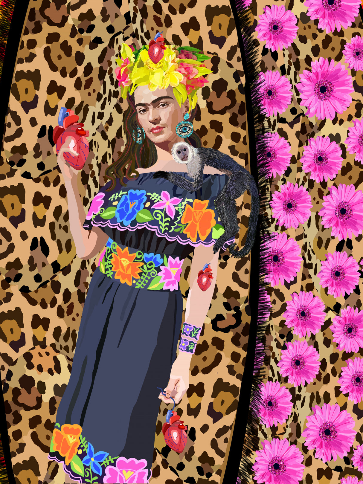 love Frida Poster och Canvastavla