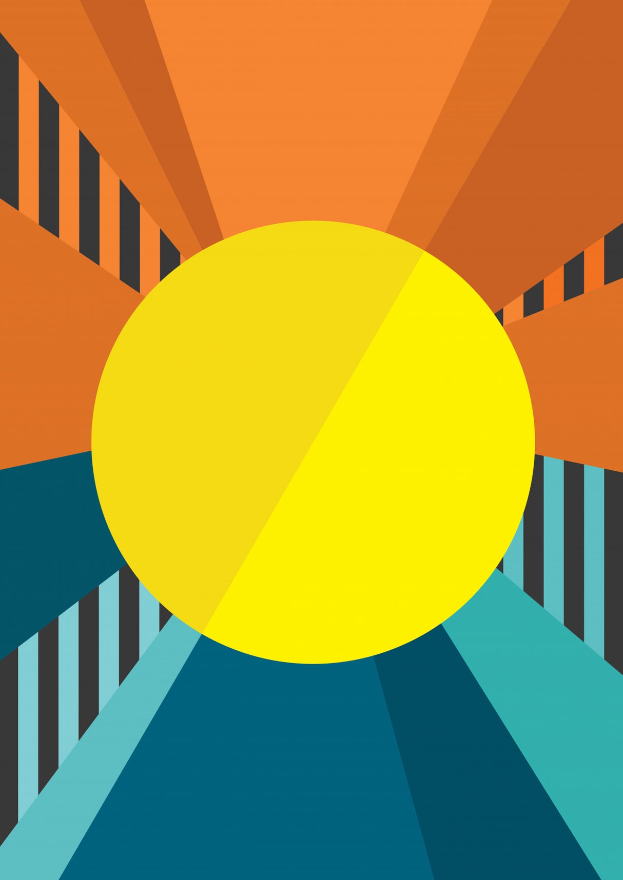 Sunshine On A Rainy Day Poster och Canvastavla