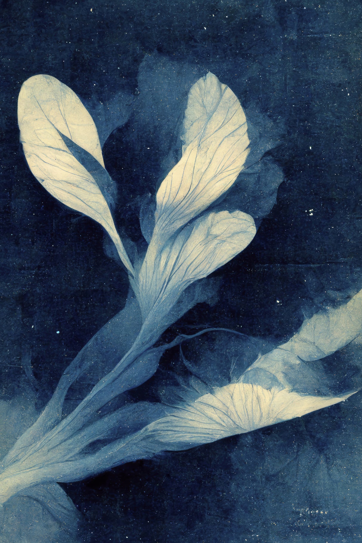 Indigo Night Poster och Canvastavla