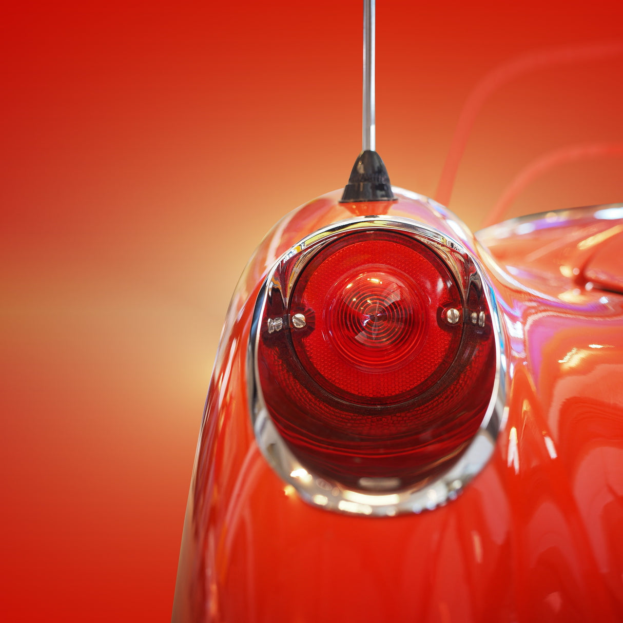 US classic car 1957 corvette Poster och Canvastavla