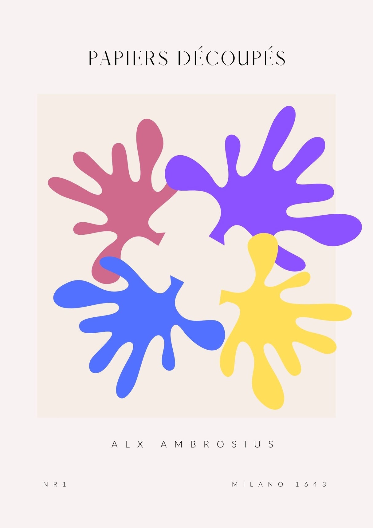 Papiers Decoupes Poster