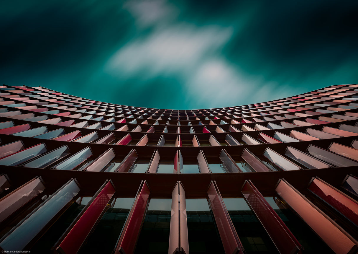 The Building Of Colors Poster och Canvastavla