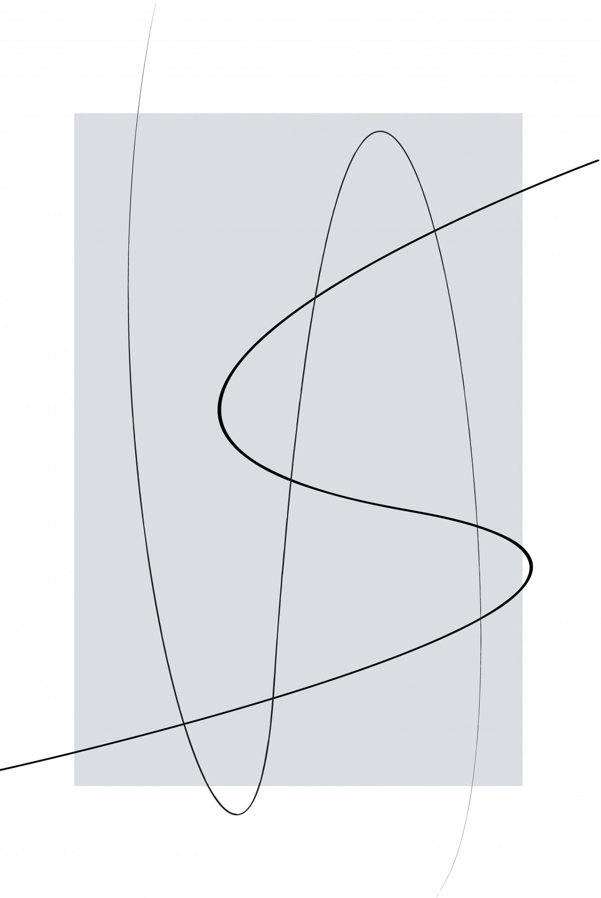 Gray Abstract Poster och Canvastavla