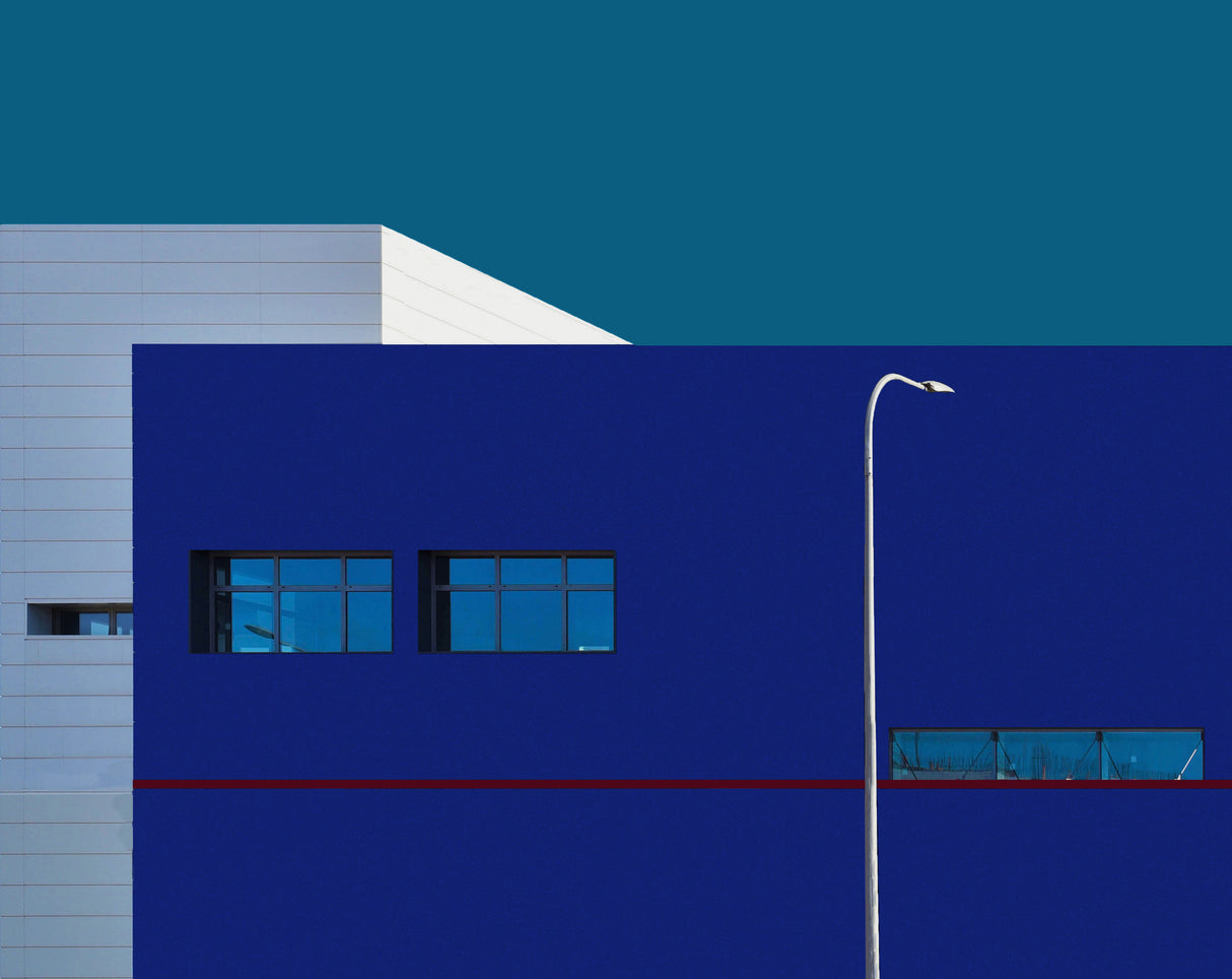 Blue on blue Poster och Canvastavla