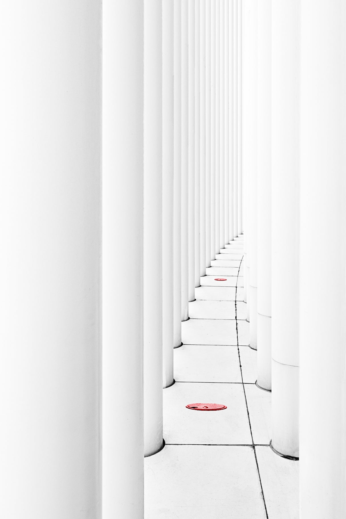 Red Dots Poster och Canvastavla
