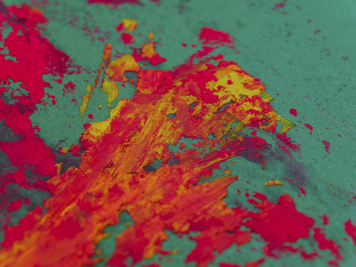 colored paints Poster och Canvastavla