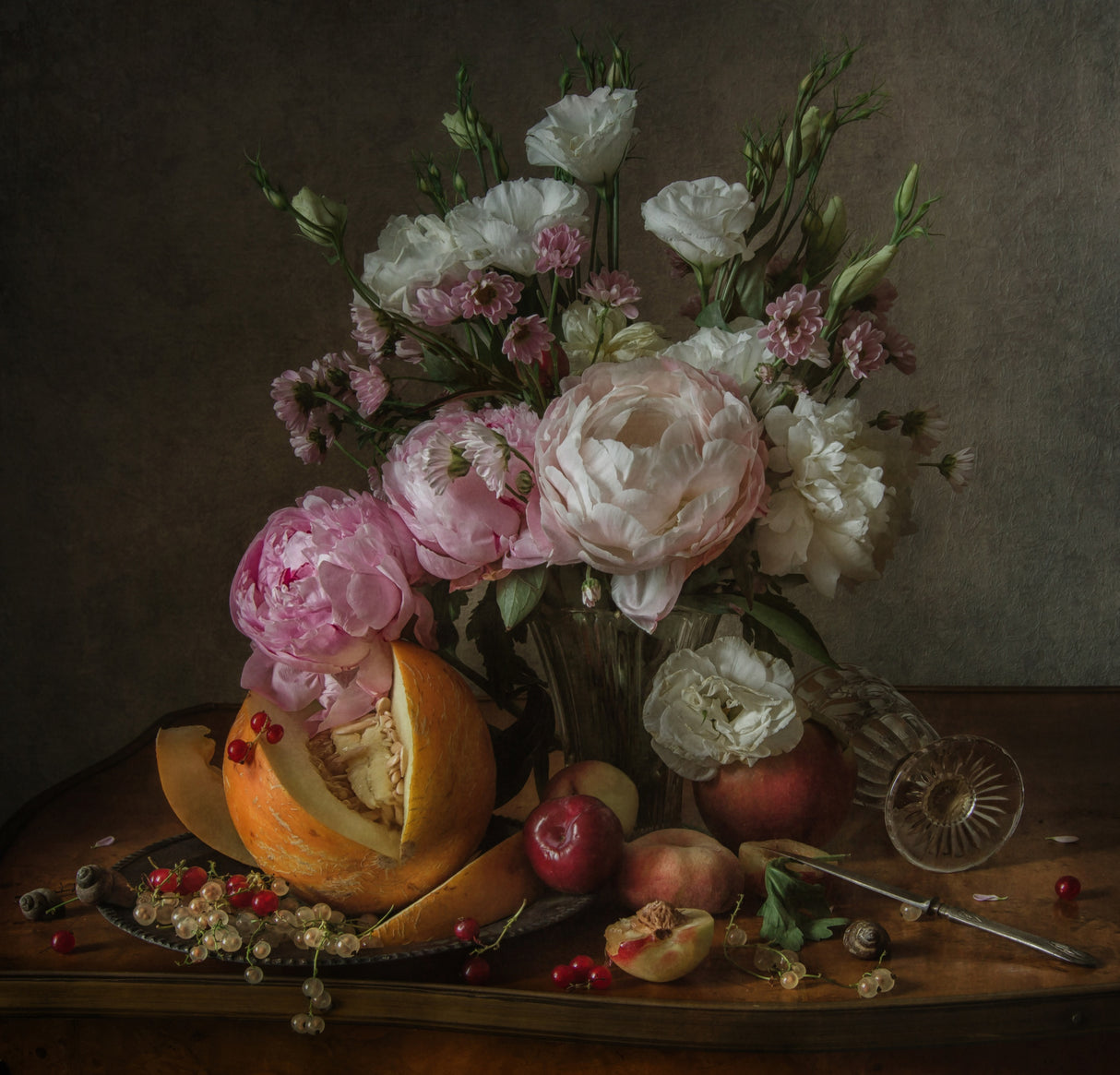 Flower and fruit Poster och Canvastavla