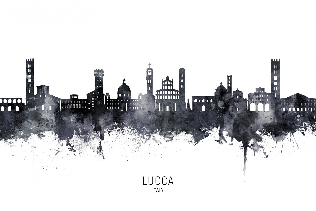 Lucca Italy Skyline Poster och Canvastavla