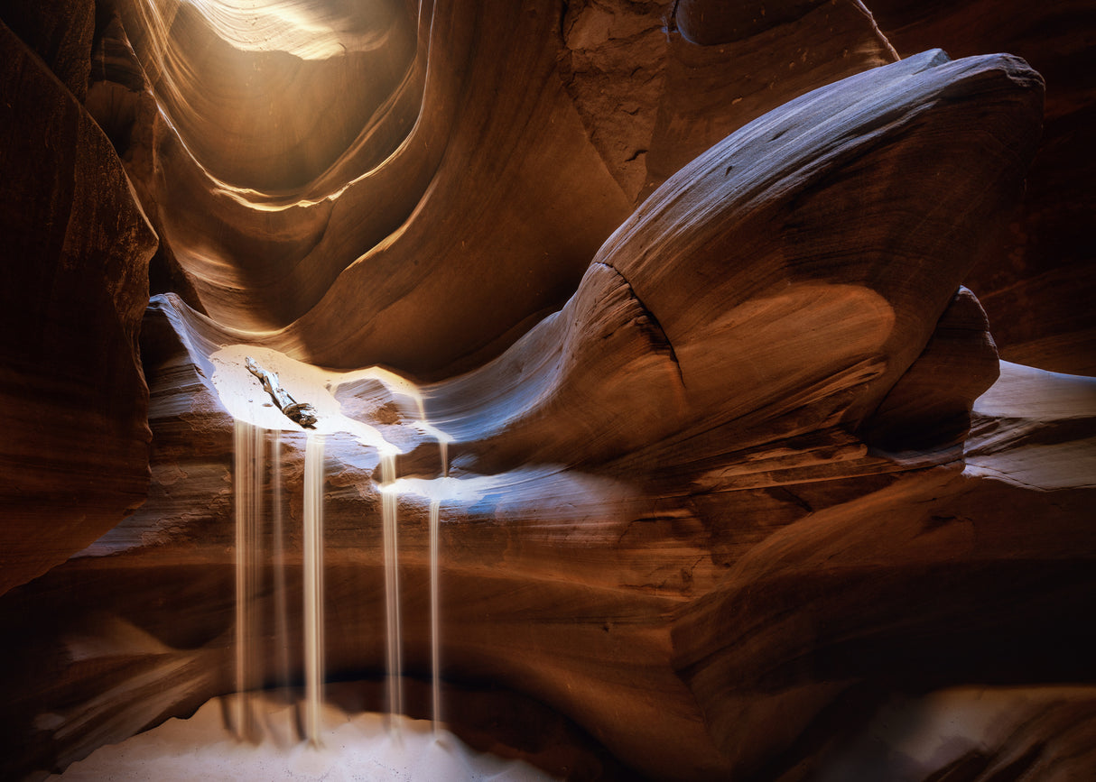 Antelope Waterfall Poster och Canvastavla
