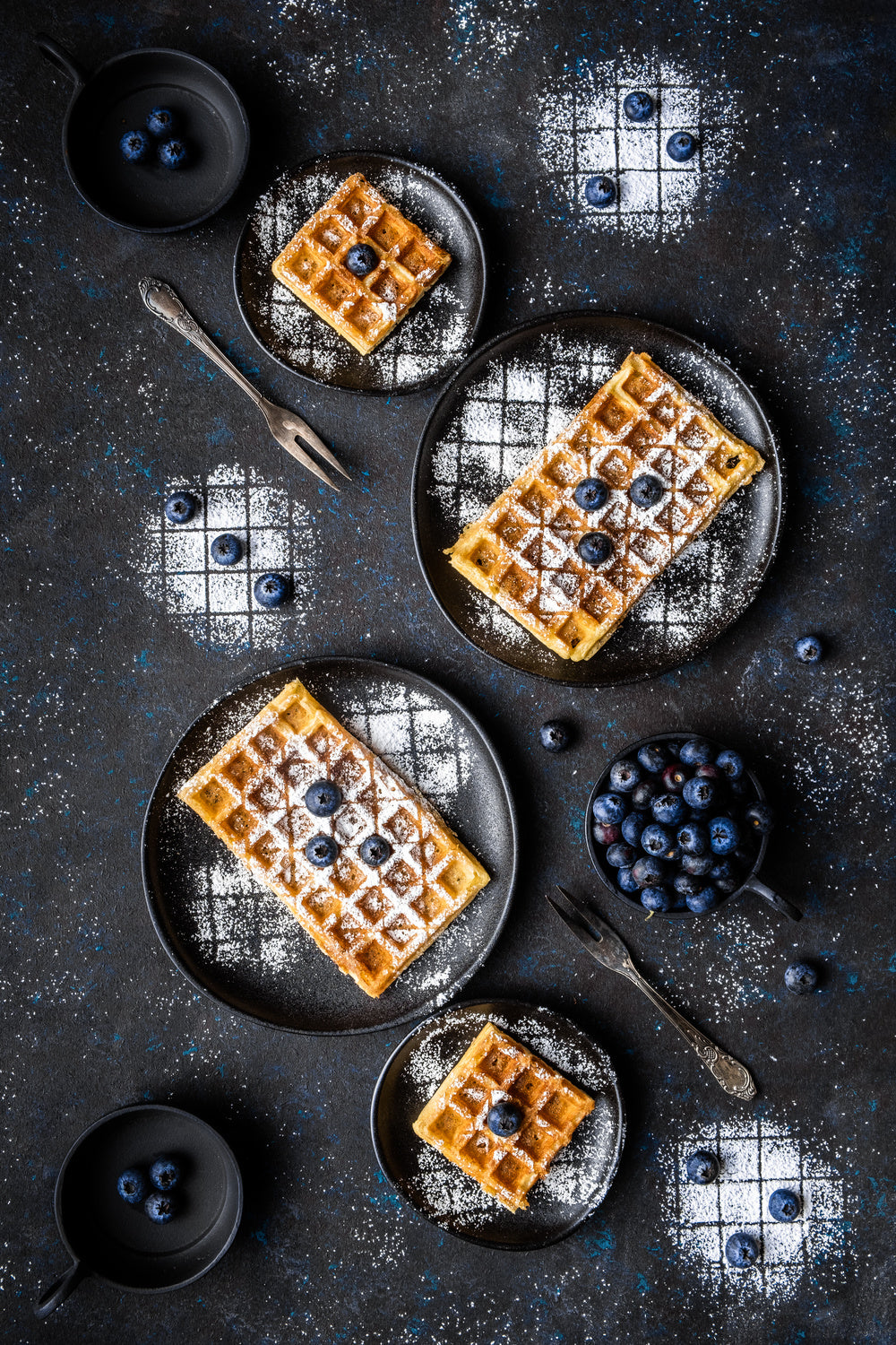 Sourdough waffles Poster och Canvastavla