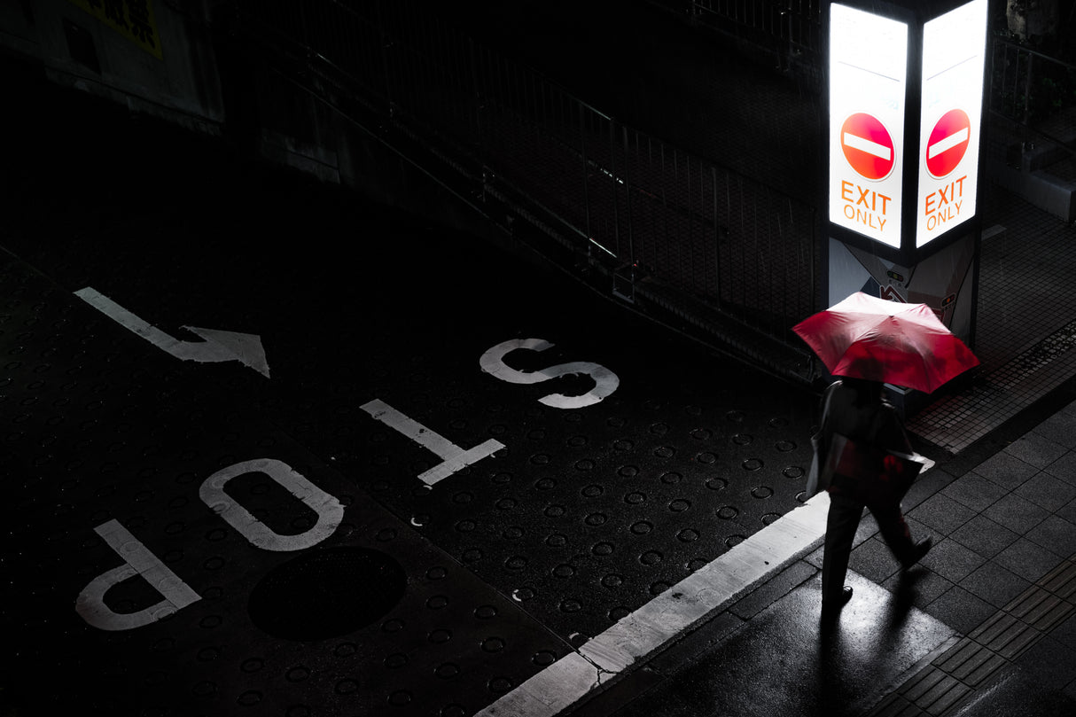 STOP Poster och Canvastavla