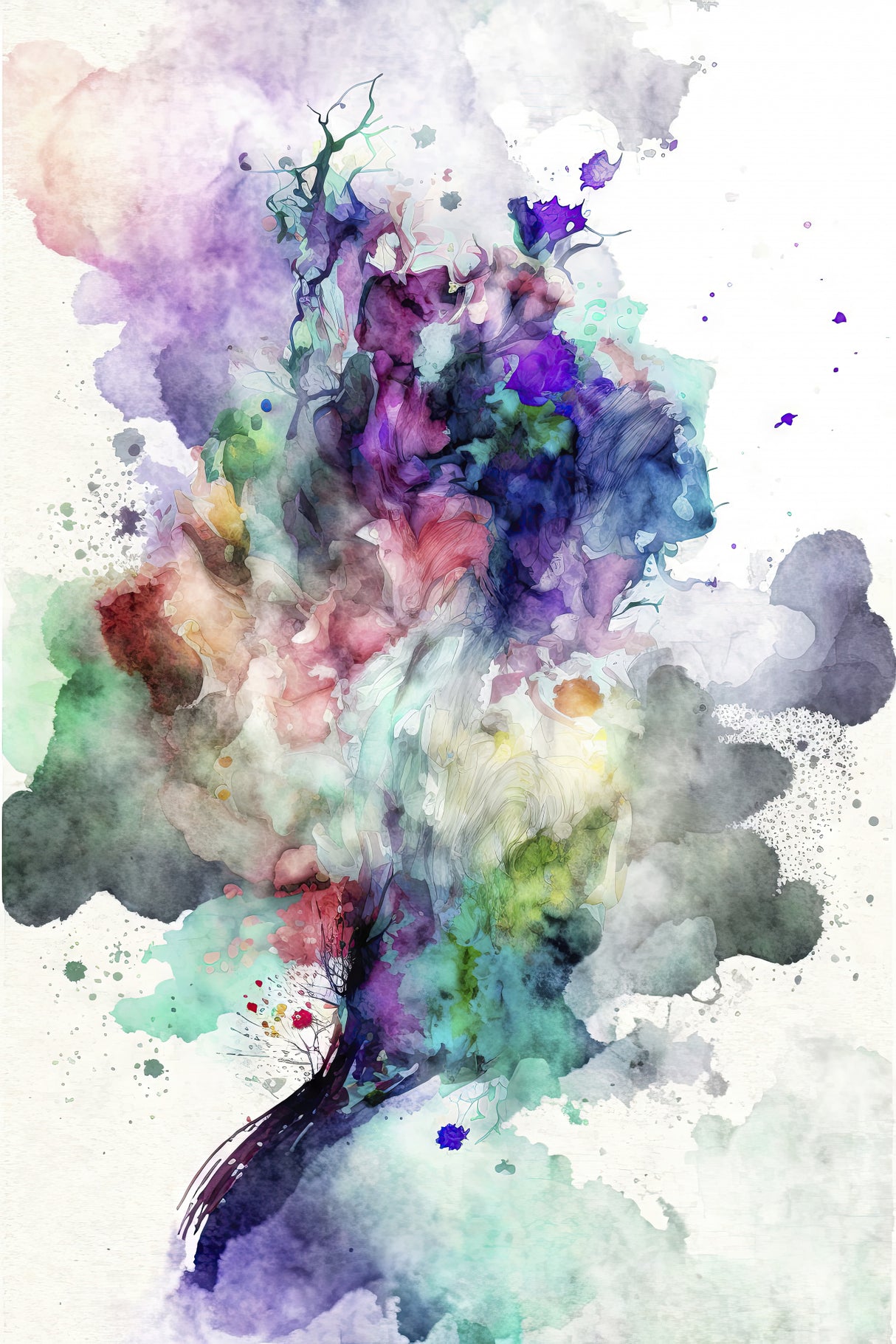 Mystic Tree Poster och Canvastavla